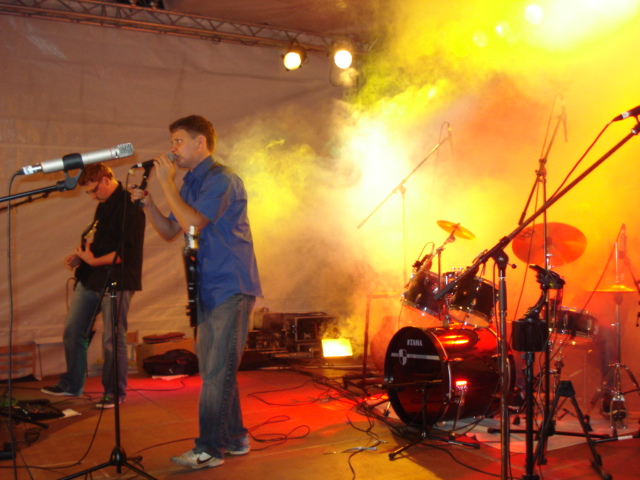 Eure Band im Studio oder bei einem Auftritt